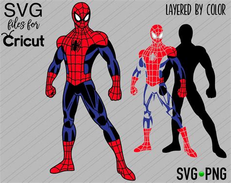 Free Layered Spiderman SVG Unleash Your Inner Superhero With Free Layered Spiderman SVGs