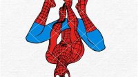 Hanging Spiderman SVG Hanging Spider-Man SVG: An Epic Tribute To The Web-Slinging Superhero