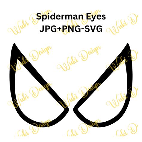 Spider Man Eyes SVG Spider-Man Eyes SVG: Unleash Your Inner Web-Slinger With Captivating Designs