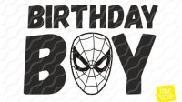 Spiderman Birthday Shirt SVG Spiderman Birthday Shirt SVG: Unleash The Superhero Spirit