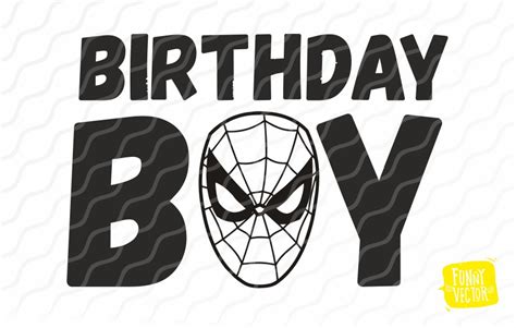 Spiderman Birthday Shirt SVG Spiderman Birthday Shirt SVG: Unleash The Superhero Spirit