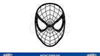 Spiderman Outline SVG Spiderman Outline SVG: Unleashing The Iconic Web-Slinger In Digital Art