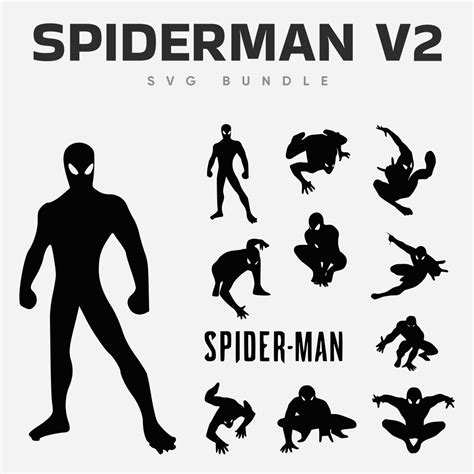 Spiderman Silhouette SVG Spiderman Silhouette SVG: Unleashing The Iconic Hero In Your Designs