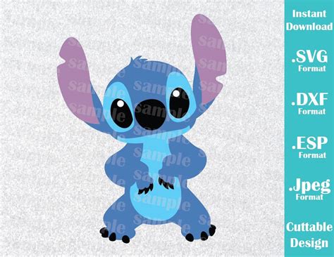 Disney Stitch Svg File Disney Stitch SVG File: Unleash The Endearing Charm Of The Galactic Mischief-Maker