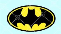 Layered Batman SVG Layered Batman SVG: Unleash The Iconic Caped Crusader With Intricate Detail