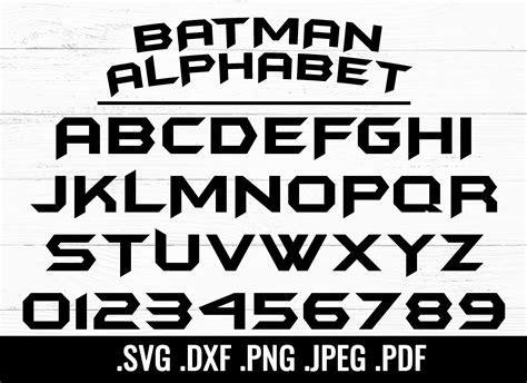 Batman Font SVG Batman Font SVG: The Ultimate Guide To The Dark Knight's Typography