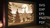 Christmas Shadow Box SVG Free Celebrate The Magic Of Christmas With Enchanting Shadow Box SVGs