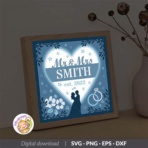 Wedding Shadow Box SVG Wedding Shadow Box SVG: A Timeless Keepsake To Preserve Your Special Day