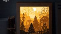 3d Christmas Shadow Box SVG Unleash Your Creativity With 3D Christmas Shadow Box SVGs: A Festive Journey Into Papercraft Magic