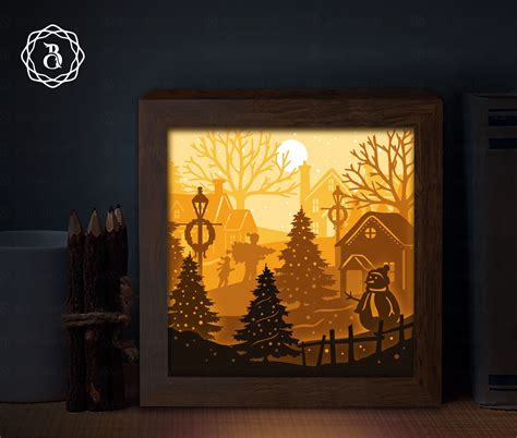 3d Christmas Shadow Box SVG Unleash Your Creativity With 3D Christmas Shadow Box SVGs: A Festive Journey Into Papercraft Magic