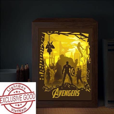 Avengers Shadow Box SVG Avengers Shadow Box SVG: The Ultimate Guide To Crafting A Superhero Masterpiece