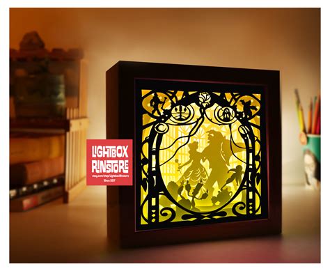 Beauty And The Beast Shadow Box SVG Beauty And The Beast Shadow Box SVG: A Timeless Tale Brought To Life