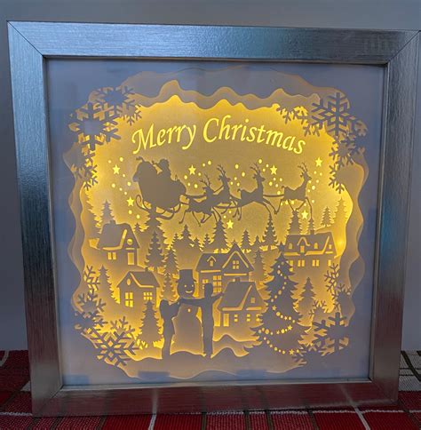 Christmas Light Box SVG Christmas Light Box SVG: Illuminate Your Festive Décor With Customizable Charm