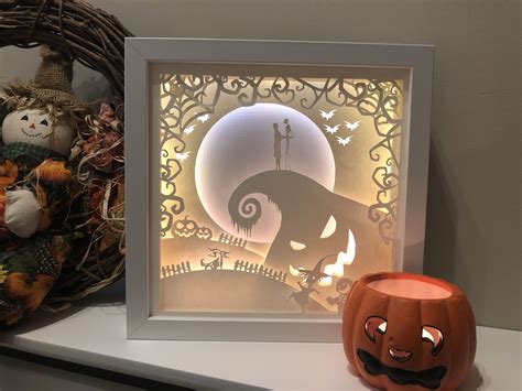 Nightmare Before Christmas Shadow Box SVG Nightmare Before Christmas Shadow Box SVG: A Spooktacular Craft For Halloween And Beyond