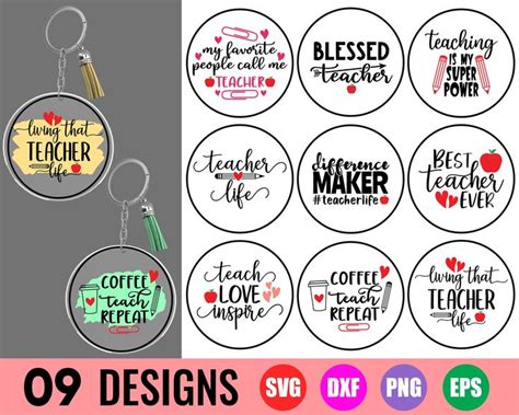 Teacher Keychain SVG Free Teacher Keychain SVG Free: Expressing Appreciation With A Personal Touch