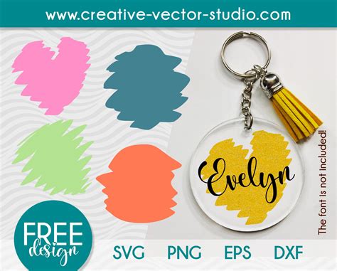 Keychain Brush Stroke SVG Free Keychain Brush Stroke SVG Free: Unleash Your Creative Potential