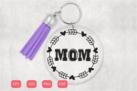 Mom Keychain SVG Free Celebrate The Bond Of Motherhood With Mom Keychain SVG Free