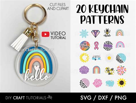 Round Acrylic Keychain SVG Round Acrylic Keychain SVG: The Perfect Way To Personalize Your Belongings