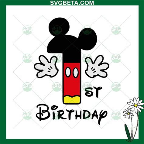 Mickey Mouse SVG Birthday Mickey Mouse SVG Birthday: A Magical Celebration For All Ages