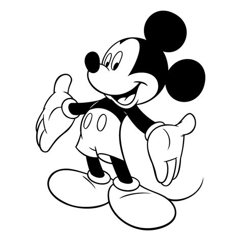 Mickey Mouse SVG Black And White Mickey Mouse SVG Black And White: A Timeless Icon For Creative Expression