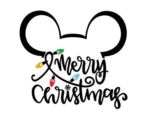 Mickey Mouse SVG Christmas Mickey Mouse SVG Christmas: Capture The Magic And Joy Of The Season