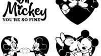 Mickey And Minnie Mouse SVG Mickey And Minnie Mouse SVG: Timeless Disney Magic For Your Creative Endeavors