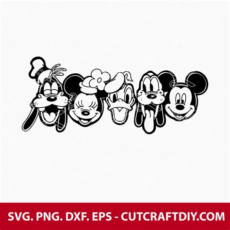 Mickey Mouse And Friends SVG Mickey Mouse And Friends SVG: The Ultimate Guide To The Timeless Characters