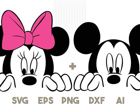 Mickey And Minnie Mouse SVG Free Mickey And Minnie Mouse SVG Free: A Timeless Duo For Your Creative Endeavors