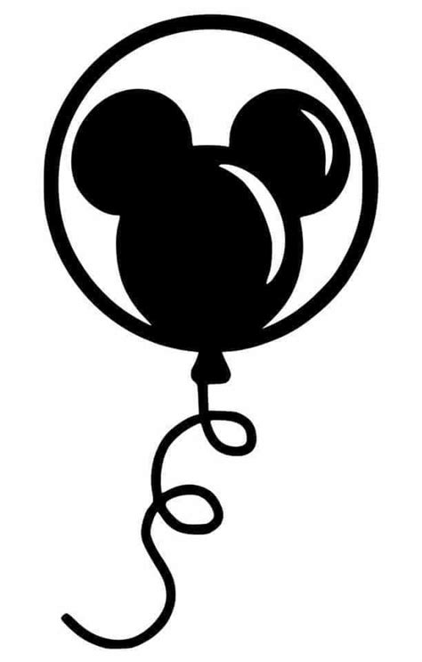 Mickey Mouse Balloon SVG Mickey Mouse Balloon SVG: A Timeless Symbol Of Joy And Enchantment