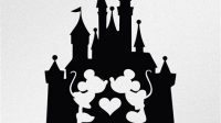 Disney Castle Sihloutte Svg Files Disney Castle Silhouette SVG Files: A Magical Touch To Your DIY Projects