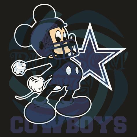 Dallas Cowboys Mickey Mouse SVG Dallas Cowboys Mickey Mouse SVG: A Timeless Fusion Of Sports And Disney Magic