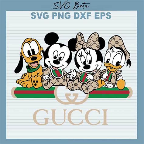 Mickey Mouse Gucci SVG Mickey Mouse Gucci SVG: A Timeless Collaboration Of Iconic Characters