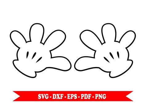 Mickey Mouse Gloves SVG Free Mickey Mouse Gloves SVG Free: Embark On A Magical Crafting Adventure