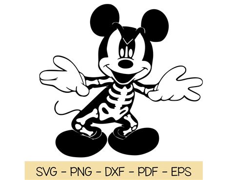 Mickey Mouse Halloween SVG Free Mickey Mouse Halloween SVG Free: Unleash Your Creativity With Spooky Silhouettes