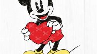 Mickey Mouse Heart SVG Mickey Mouse Heart SVG: A Timeless Symbol Of Love And Joy