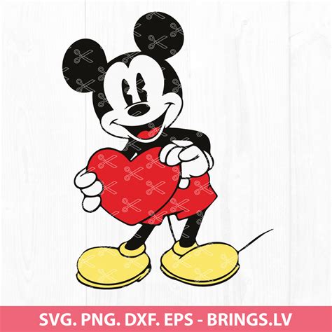 Mickey Mouse Heart SVG Mickey Mouse Heart SVG: A Timeless Symbol Of Love And Joy