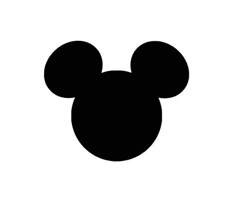 Mickey Mouse Silhouette Head SVG Mickey Mouse Silhouette Head SVG: A Timeless Icon For Endless Creative Possibilities