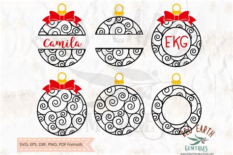 Christmas Bauble SVG Elevate Your Christmas Decor With Enchanting Christmas Bauble SVGs