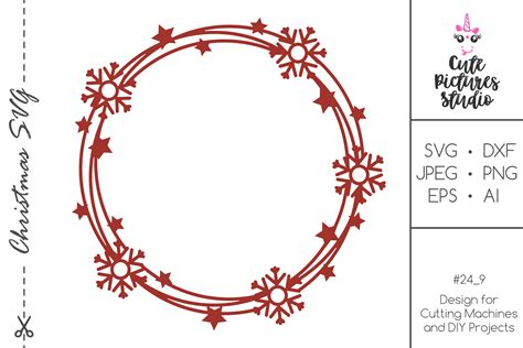 Christmas SVG Circle Christmas SVG Circle: An Enchanting Addition To Your Holiday Decorations