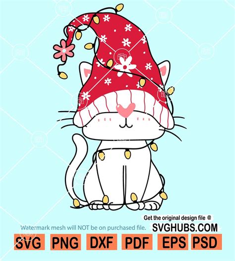 Christmas Cat SVG Christmas Cat SVG: A Festive Addition To Your Holiday Crafts