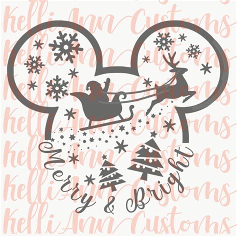 Christmas SVG Disney Christmas SVG Disney: A Magical Way To Celebrate The Holidays