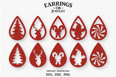 Christmas Earring SVG Free Christmas Earring SVG Free: Adorn Your Ears With Festive Cheer