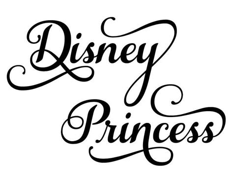 Disney Font Words Mama's Little Princess Svg Files Disney Font Words Mama's Little Princess Svg Files: A Royal Collection For Special Creations