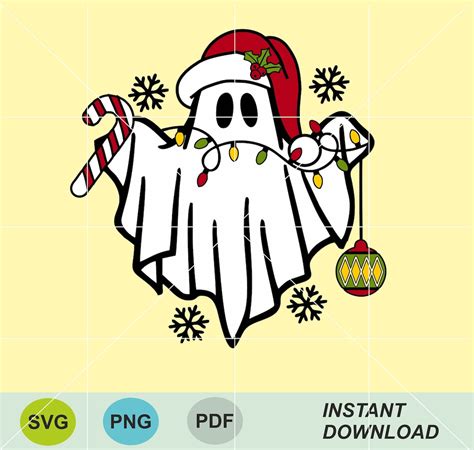 Christmas Ghost SVG Christmas Ghost SVG: The Ultimate Guide To Capture The Spooky Spirit Of The Holidays