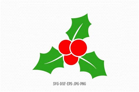 Christmas Holly SVG Christmas Holly SVG: A Festive Touch To Your Holiday Decor