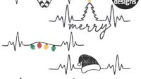 Christmas Heartbeat SVG Christmas Heartbeat SVG: Express The Spirit Of The Season With A Heartfelt Symbol