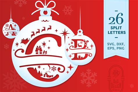 Christmas Initial SVG Christmas Initial SVG: Elevate Your Holiday Creations With Personalized Designs