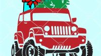 Christmas Jeep SVG Christmas Jeep SVG: A Festive Way To Spread Holiday Cheer