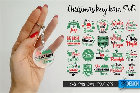 Christmas Keychain SVG Christmas Keychain SVG: The Perfect Festive Accessory For The Season