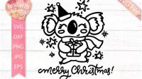 Christmas Koala SVG Christmas Koala SVG: Embrace The Festive Spirit With Aussie Charm